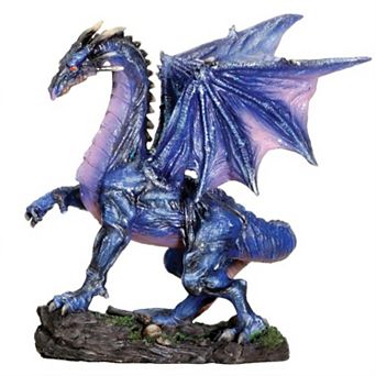 Midnight Dragon Serpent Collectible Figurine 4.75 inch