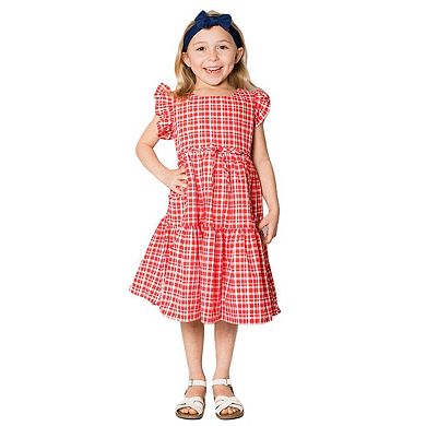 Baby Girl's Red Plaid Sundress