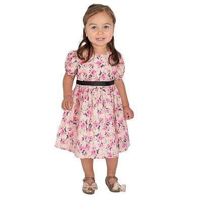 Baby Girl's Pink Floral Dress