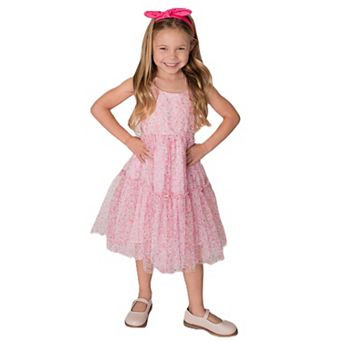 Baby Girl's Pink Tulle Floral Dress