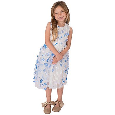 Butterflies Flower Girl Baby Dress