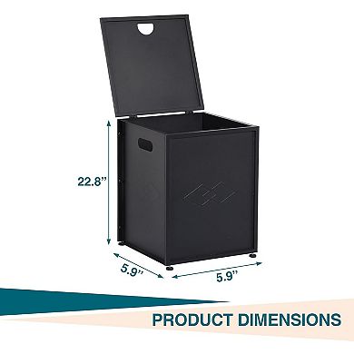 Propane Tank Cover Table, Outdoor Gas Cylinder Hideaway Storage Box with Side Handles