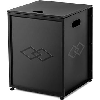 Propane Tank Cover Table Outdoor Gas Cylinder Hideaway Storage Box with Side Handles