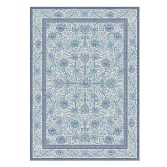 Soft Non-Slip Bohemian Area Rug Machine Washable Floor Carpet Throw