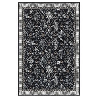 Living Room Rug Vintage Non Slip Kitchen Rug Washable Farmhouse Area Carpet for Bathroom Kitchen