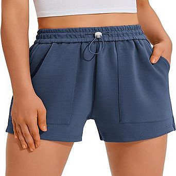 Women Casual Summer Athletic Short Elastic Waist Comfy Lounge Shorts Bottoms with Pockets