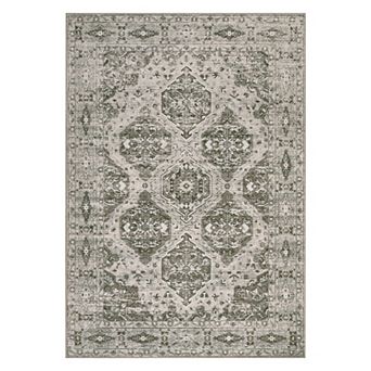 Imitation Cashmere Boho Vintage Printed Carpet Washable No Slip Indoor Rugs for Dining Living Room