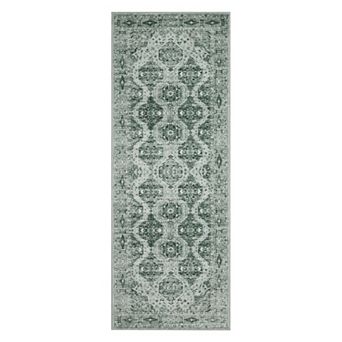 Imitation Cashmere Boho Vintage Printed Carpet Washable No Slip Indoor Rugs for Dining Living Room