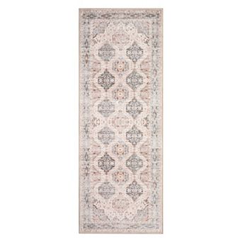 Imitation Cashmere Boho Vintage Printed Carpet Washable No Slip Indoor Rugs for Dining Living Room