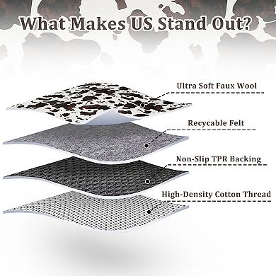 Modern Color Block Design Area Rug