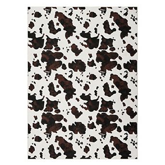 Modern Color Block Design Area Rug
