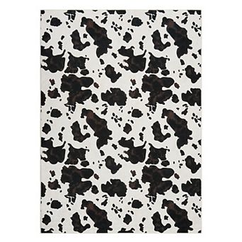 Modern Color Block Design Area Rug