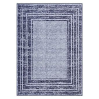 Modern Vintage Geometric Pattern Area Rug