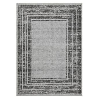 Modern Vintage Geometric Pattern Area Rug