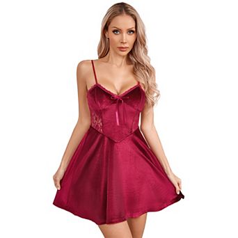Women's Chemises Cami Sleeveless Sleepwear Babydolls Nightwear Nightgown