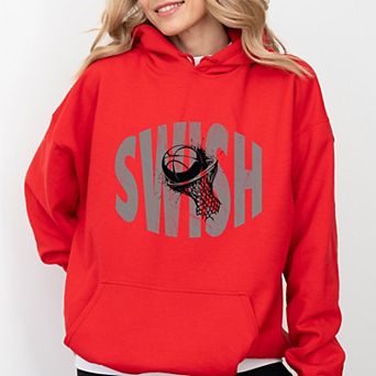 Swish Distressed - Women's Graphic Hoodie