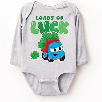 Leo the Truck Loads of Luck - Baby Long Sleeve Bodysuit