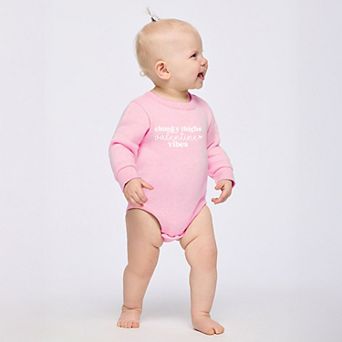 Chunky Thighs Valentine Vibes - Infant Fleece BodySuit