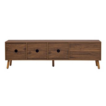 Merax 70" Mid-Century Modern TV Stand, Media Console Table for TVs up to 80''