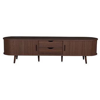 Merax Mid Century Modern TV Stand, TV Stand for 80 Inch TV