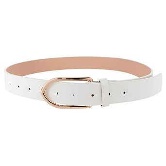 CTM Women's Arrow Frame Buckle Dress Belt