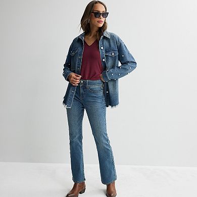 Women's Apt. 9® Oversized Denim Jacket