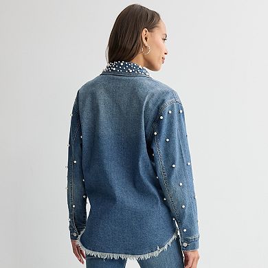 Women's Apt. 9® Oversized Denim Jacket