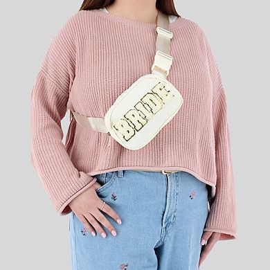 CTM Women's Bride to Be Waistpack Bag