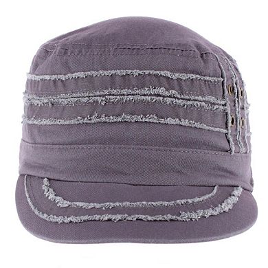 CTM Women's Distressed Cadet Hat
