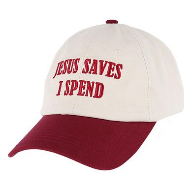 CTM Unisex Jesus Saves Embroidered Trucker Hat