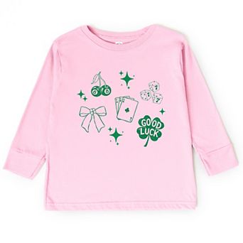 Lucky Icons Stars - Toddler Long Sleeve Graphic Tee