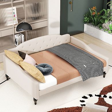 Merax Full Size Upholstered Tufted Daybed