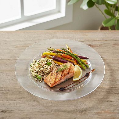 Economy Round Plastic Dinnerware Set - 120 Count