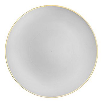 10.25" Organic Round Plastic Dinner Plates 120 Plates