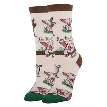 Pig Deal - Womens Crew Socks