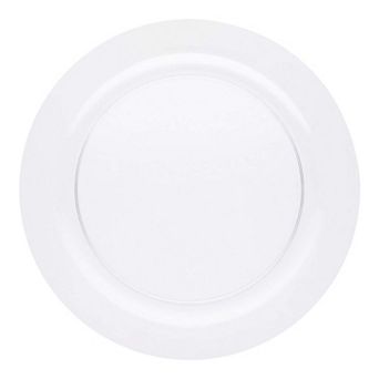 10.25" Economy Round Plastic Dinner Plates - 120 Plates