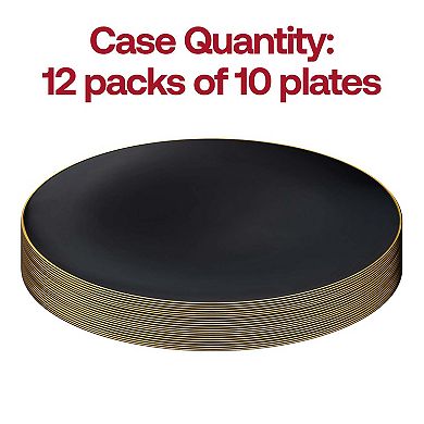 7.5" Organic Round Plastic Salad Plates 120 Plates