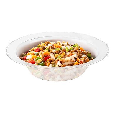 Clear Economy Round Plastic Soup Bowls- 120 Bowls