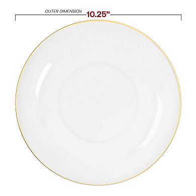 Organic Round Plastic Dinnerware Sets 120 Count