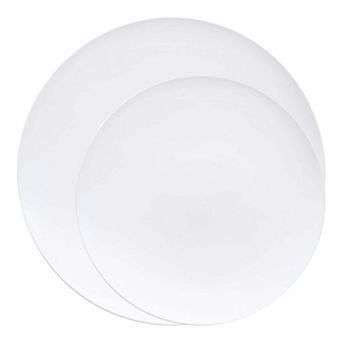 Organic Round Plastic Dinnerware Sets 120 Count