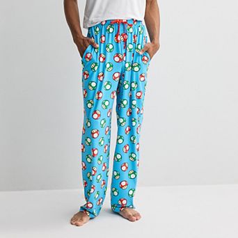 Men's Mario Kart Mushrooms Pajama Pants