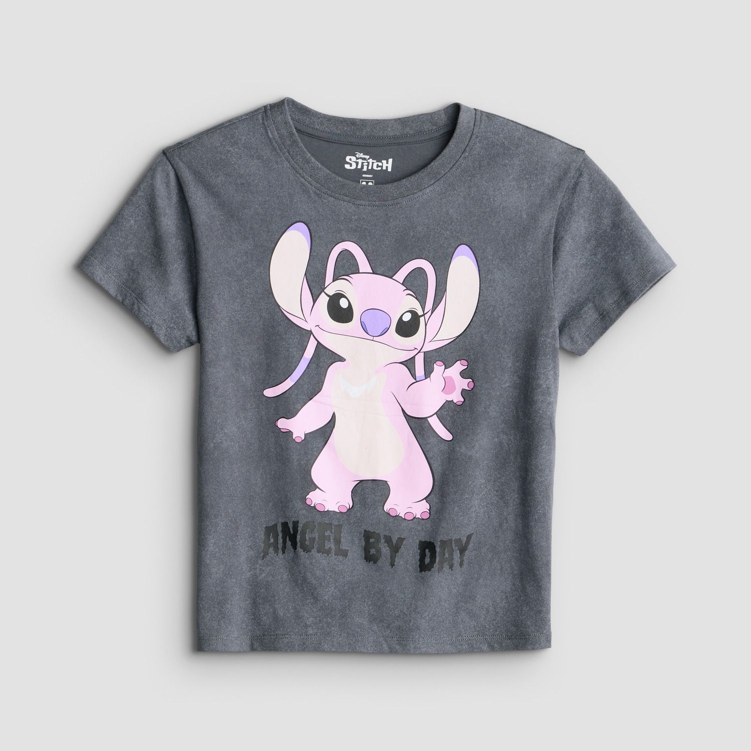 Футболка Disney's Lilo & Stitch Angel By Day Halloween Graphic для девочек — фото 1