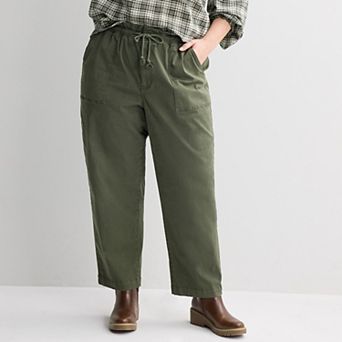 Plus Size Sonoma Goods For Life® Comfort Waist Straight Leg Pants