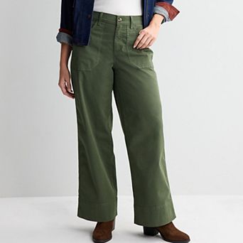 Women's Sonoma Goods For Life® High Rise Wide Leg Utility Pants