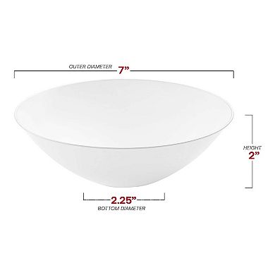 Organic Round Plastic Soup Bowls - 120 Bowls