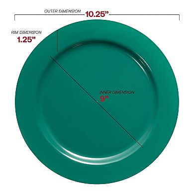 Holiday Round Plastic Dinnerware Set 120 Count