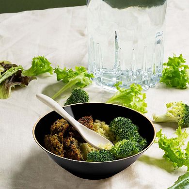 Organic Round Plastic Dessert Bowls - 120 Bowls