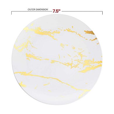 Marble Stroke Plastic Dinnerware Set - 120 Count