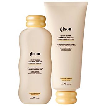 Gisou Honey Gloss Ceramide Therapy Hydrating Shampoo & Conditioner Duo