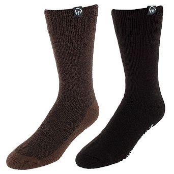 Wolverine Men's Alpine Brushed Thermal Crew Sock (2 Pair Pack)